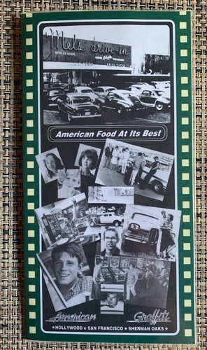 Mel S Drive In Hollywood Ca Vintage Menu Ebay Mel S Drive In Hollywood Ca Vintage Menu Ebay