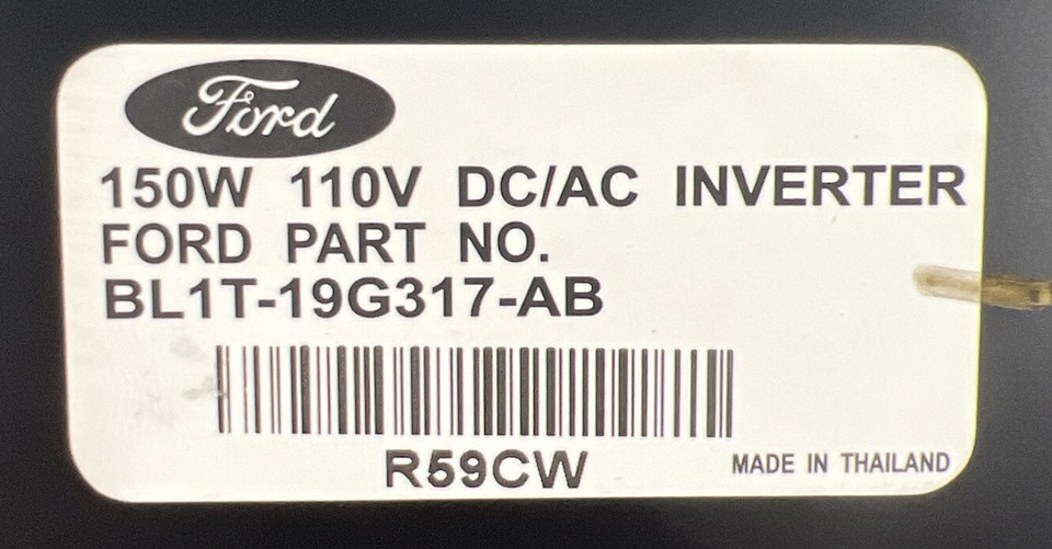 2007 - 2014 Ford Expedition 150W 110V DC/AC Power Inverter BL1T19G317AB ...