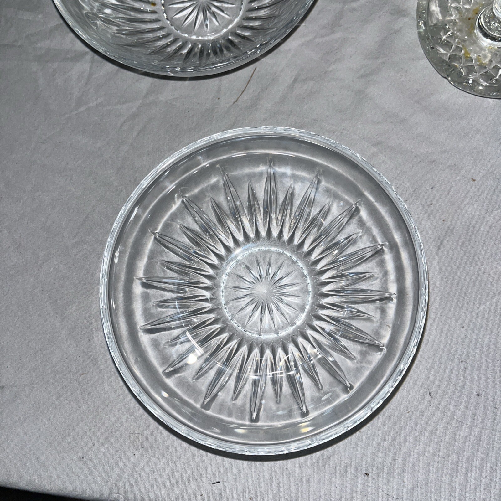 Glassware Set 4 Piece 2 Bowls, 1 Ring Dish, 1 Toothpick Holder
