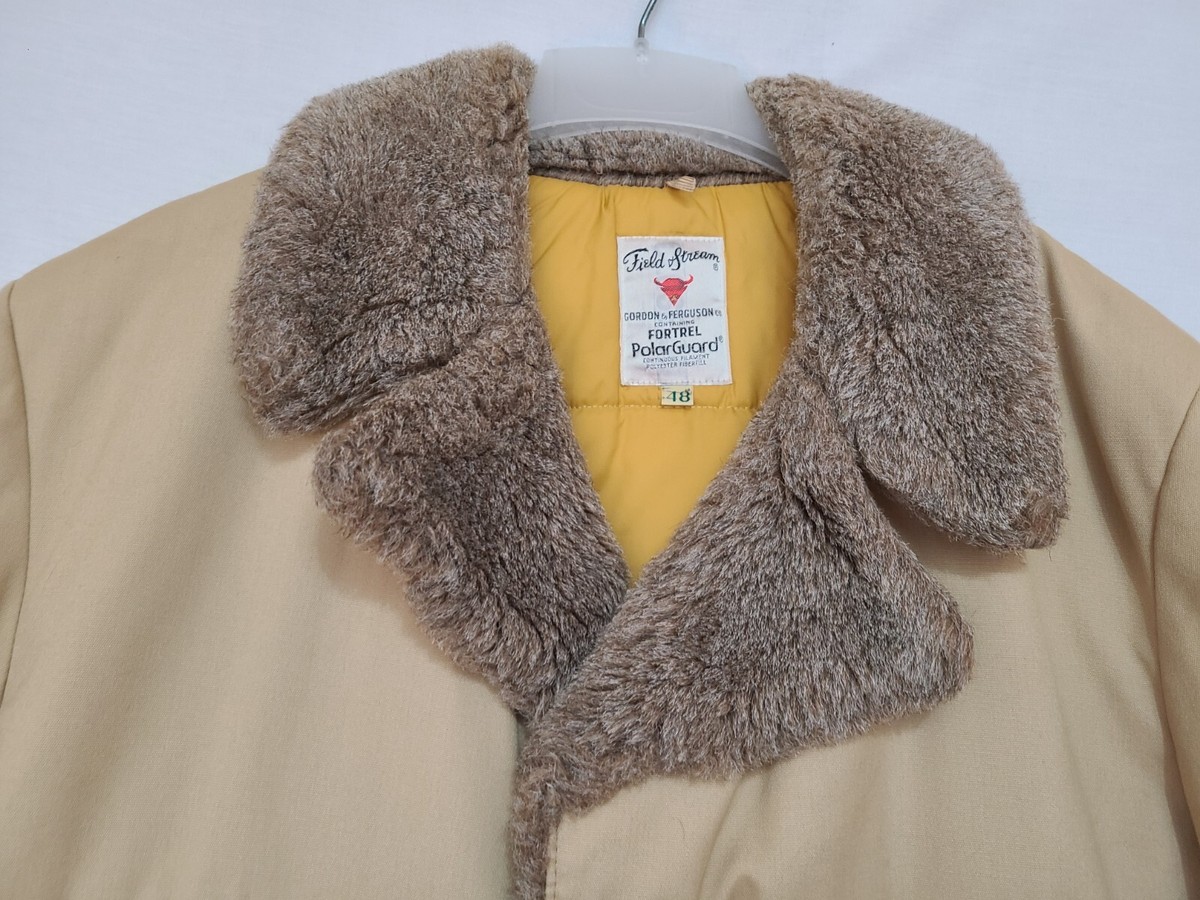 Vtg FIELD & STREAM Gordon & Ferguson Quilt Lined Coat