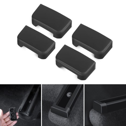 2 Pair Rear Seat Slide Rail Soft Rubber Plug Protection Cover Cap for Car 3/Y - Picture 2 of 8