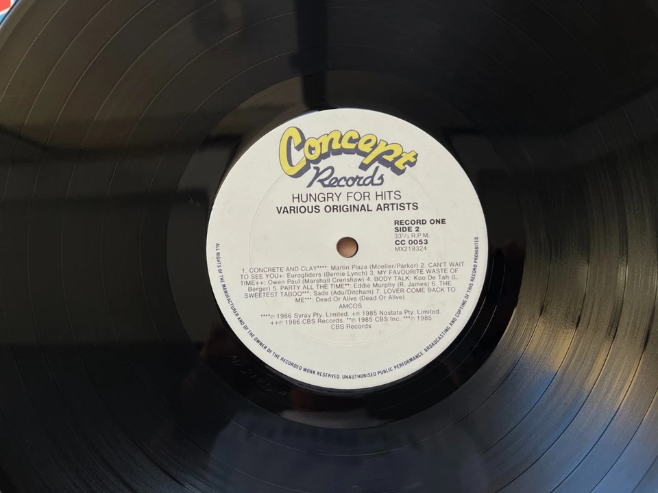 Dire Straits/Tears for Fears/Wham/Hooters Hungry for Hits 1985 2LP CONCEPT EXCELENTE Foto 2 de 4