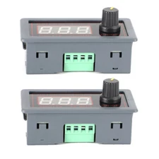 2xDC Motor Speed Controller PWM 9-60V/12A 500W w/ Signal Generator Driver Module