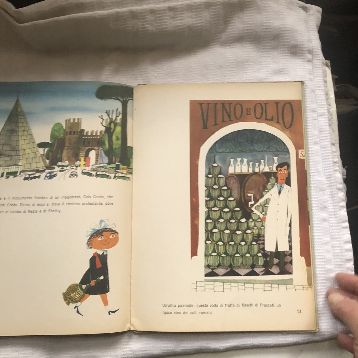 Miroslav Sasek Questa E Roma 1st Italian Language HB Edition | eBay UK