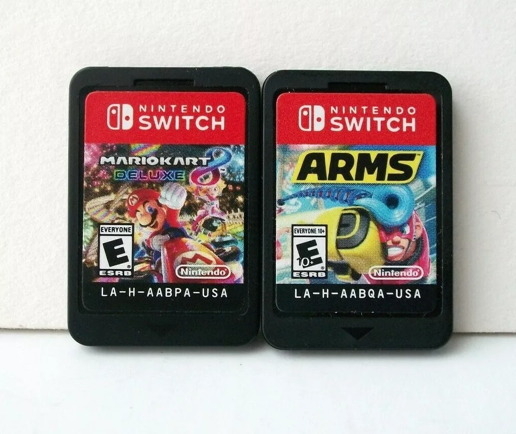 Arms & Mario Kart 8 Deluxe (Nintendo Switch) Games Lot Party Cart Game  MarioKart 45496590482