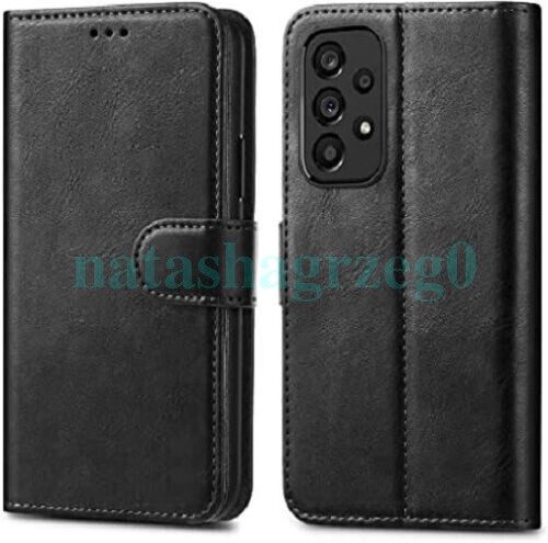 AU For Samsung Galaxy A13 A33 A53 A14 5G Wallet Case PU Leather Flip Phone Cover - Picture 2 of 4
