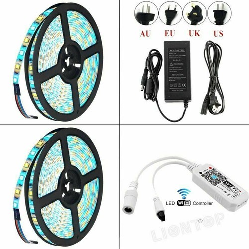 5m 10m 20m 5050 SMD RGB RGBW LED Strip Light for Alexa Google WIFI tape lamp set - Picture 71 of 74