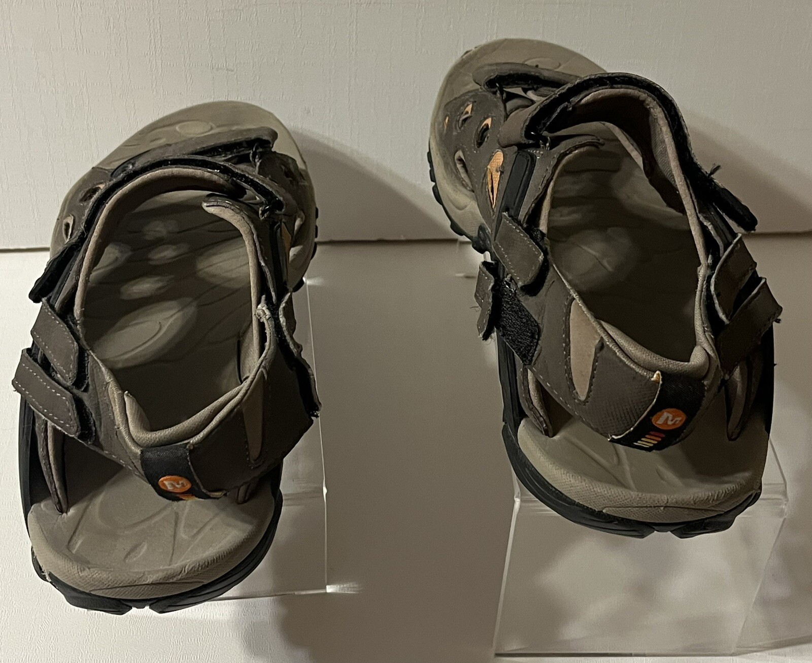 Sandali outdoor Merrell Chameleon 2 II convertibili da uomo taglia 12 arancione noce