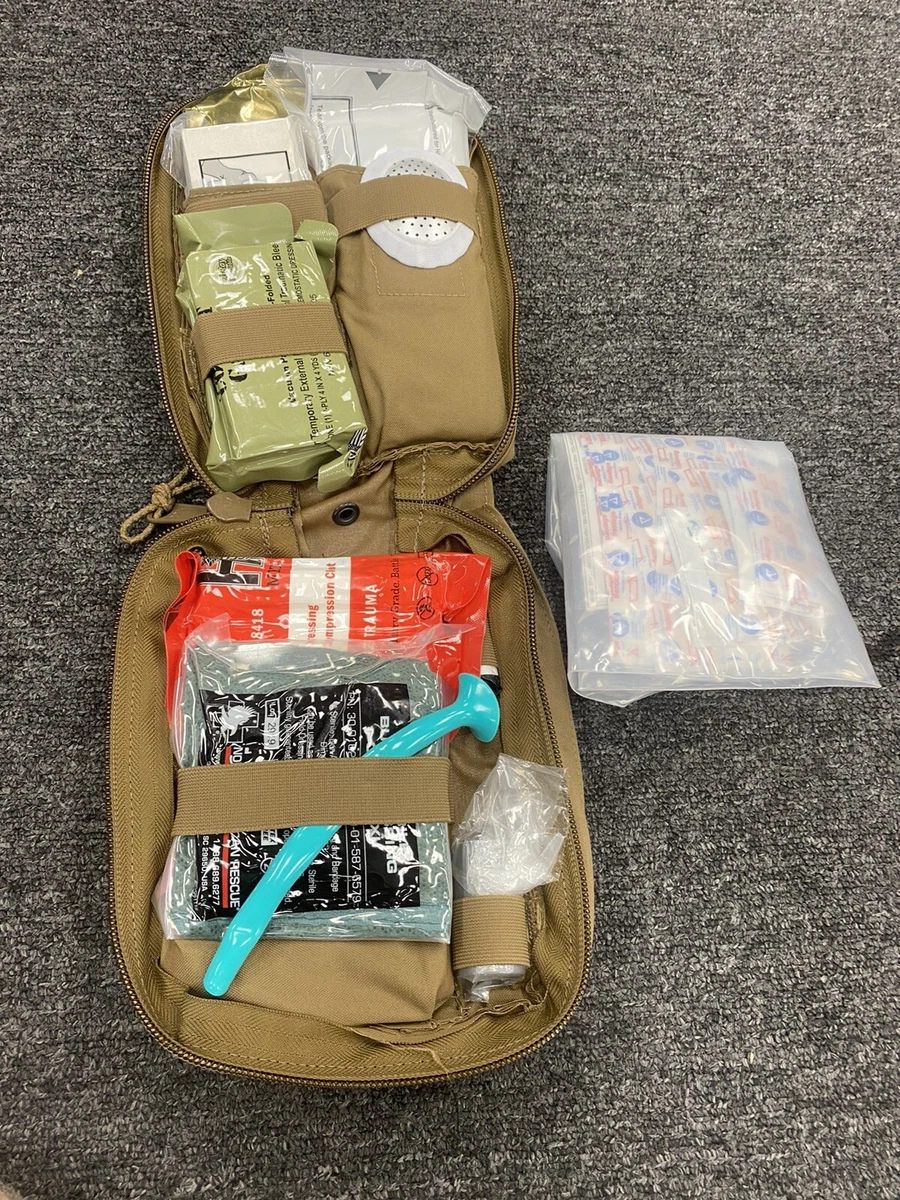 USMC Marine Corps Zippered Individual First Aid Kit IFAK Kit NAR, Combat  Trauma | eBay