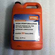 1 gallon bottle Stihl  50:1  2-Cycle HP Oil  (makes 50 gallons 50:1) 50 gal mix