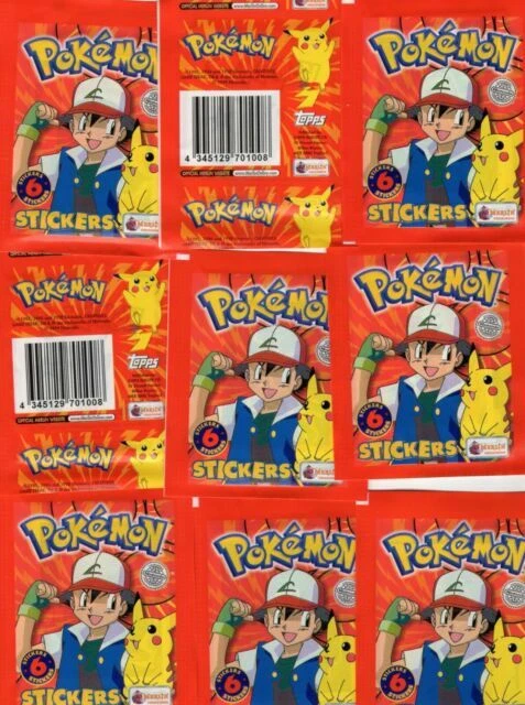 Topps Pokémon: Merlin Collection Sticker Pack (6 Stickers)