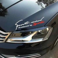 Auto Aufkleber Produced by Sport, Kfz Car Sticker Sports mind Aufkleber Emblem