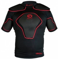 Optimum Men's Origin Protective Shoulder Pad - Black/red, Small Optimum Men's Origin Protective Shoulder Pad - Black/red, Small