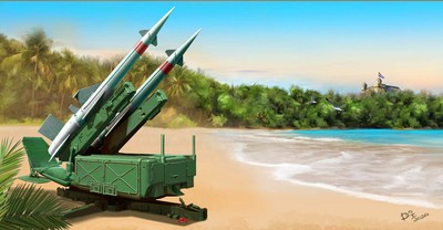 Trumpeter 1:35 2353 Soviet 5P71 Launcher with 5V27 Missile Pechora (SA-3B Goa) R