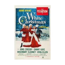White Christmas Movie Poster Canvas Print Wall Art Modern 36x24 For Living Room