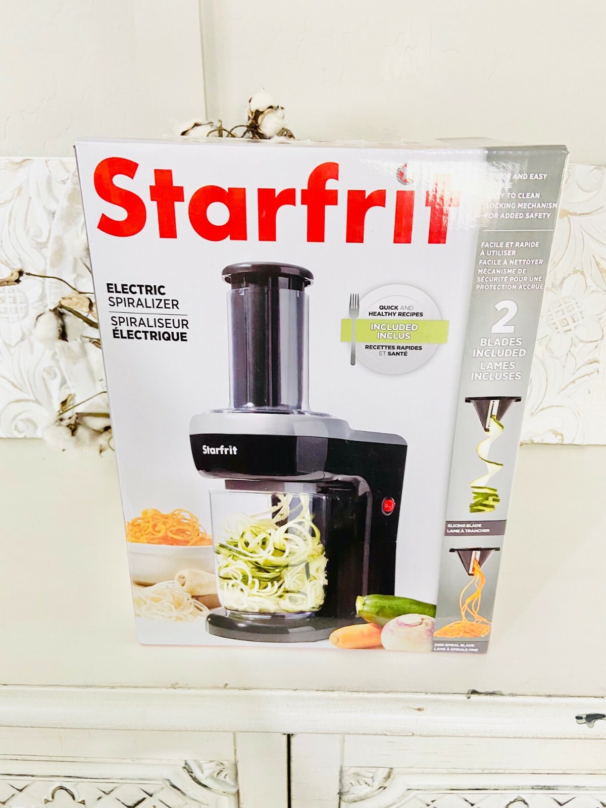 Starfrit Electric Spiralizer Vegetable Noodles Open Box eBay
