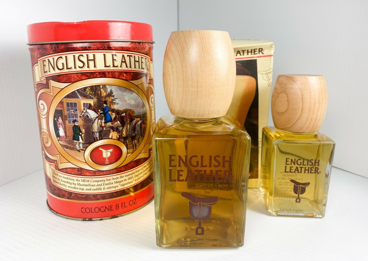 Collectible ENGLISH LEATHER Cologne + Soap Bundle By MEM *VINTAGE
