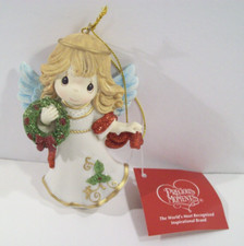 Precious Moments Angel With Wreath Ornament, 2019