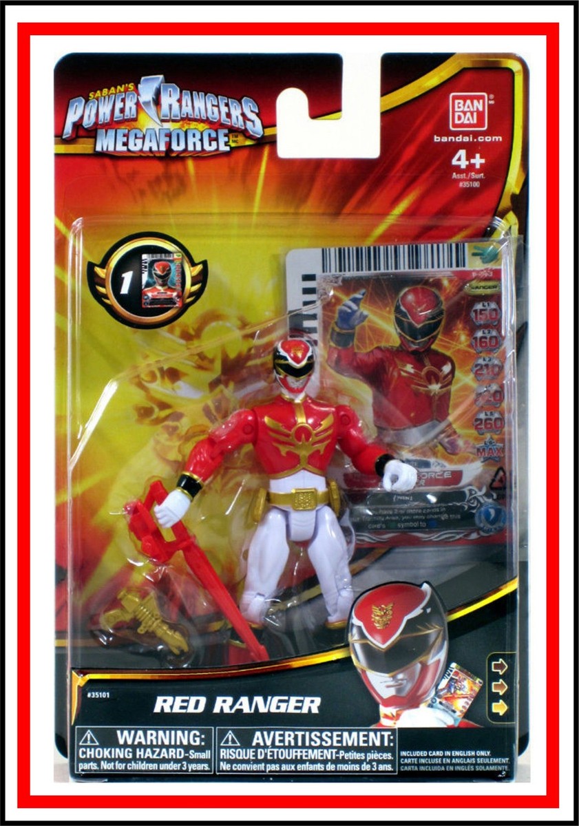 【未使用品】BANDAI POWER RANGERS MEGAFORCE レッド Power Rangers Megaforce _ Red Ranger _ (MOC) | eBay