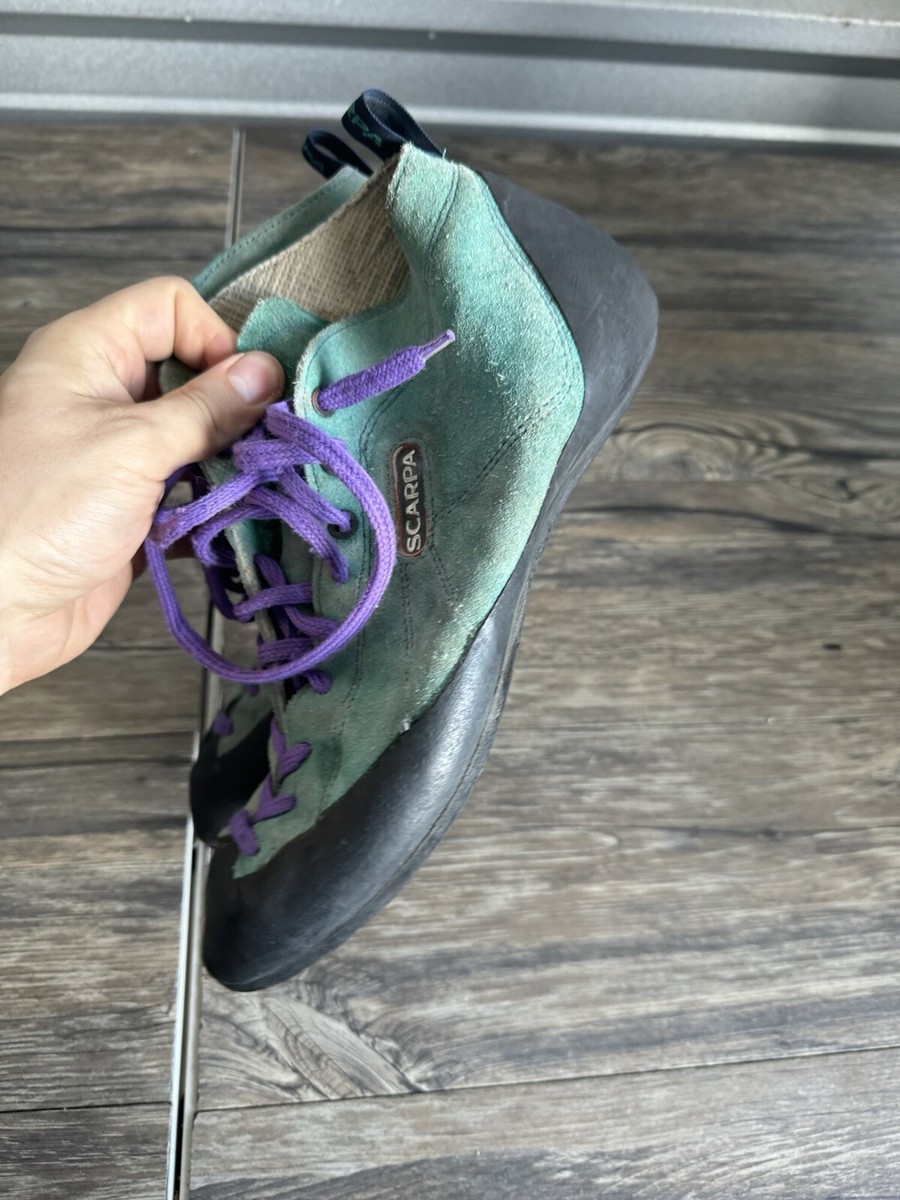 Vintage Scarpa Athletic Climbing Shoe Lace Up Women's EU Size 10