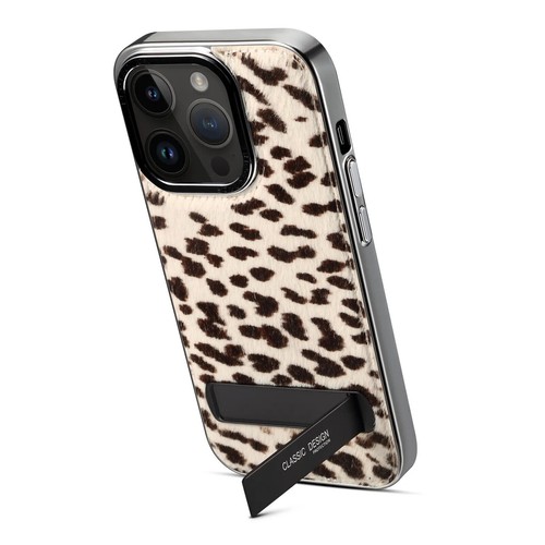 Genuine Leather Case for iPhone 15 Pro Max Alligator Python Bracket Armor Cover - Picture 36 of 36