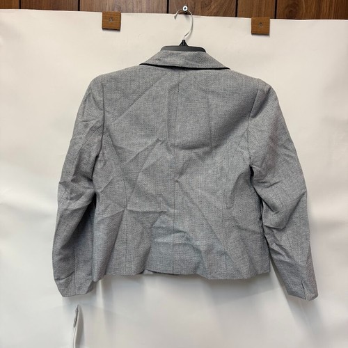 Le Suit Womens Petite 6P Blue Dusk Multi Collared Blazer Jacket NWT CY40 - Picture 4 of 4