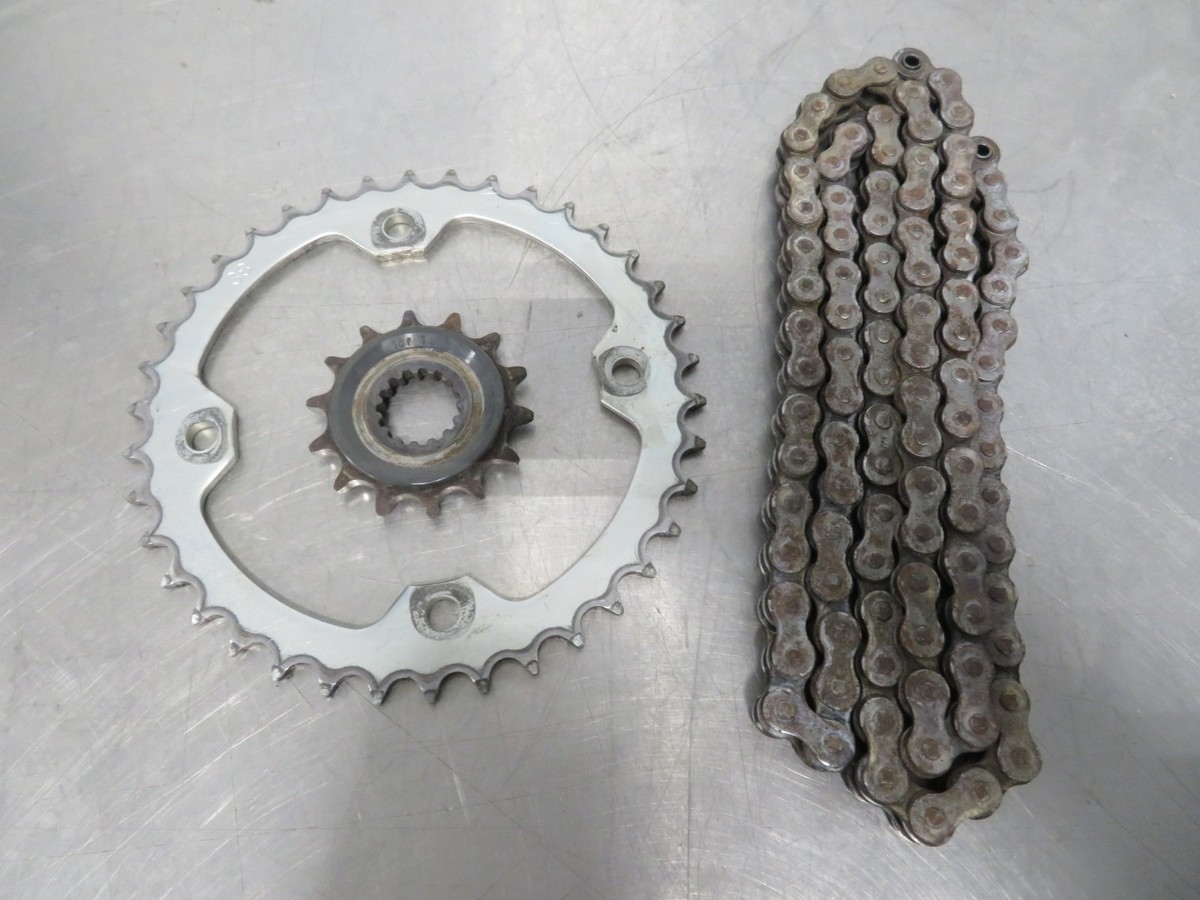 EB667 2010 10 YAMAHA YFZ 450 R DRIVE CHAIN AND SPROCKETS | eBay