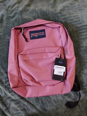 blackberry mousse jansport backpack New With Tags Jansport Superbreak Backpack, Blackberry Mousse