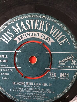 Ella Fitzgerald E.P Kick Out Of/Under My Skin / Thing Called Love/Right With Me