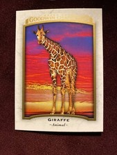 2017 UD Goodwin Champions #18 Giraffe Animal Card