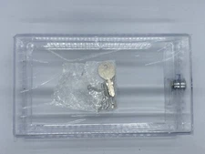 Mars BTG-UK2 Clear Plastic Thermostat Guard 70220 White Base with Key