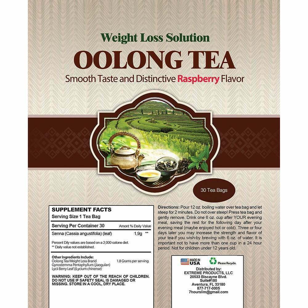 Herbal Oolong Tea Weight Loss Slim 30 Bags Leg Vein Function Support