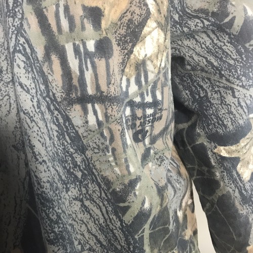 Game Winner Sports Wear Mens XL Button Front Long Sleeve Mossy Oak Camo Shirt - Picture 9 of 14