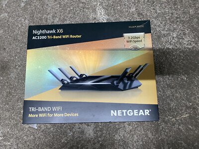 D Netgear Nighthawk X6 AC3200 Tri-Band Gigabit WLAN-Router
