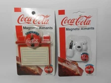 NOS Sealed Vintage 1995 Coca Cola Fridge Magnets Coke Soda Advertising Polar 90s