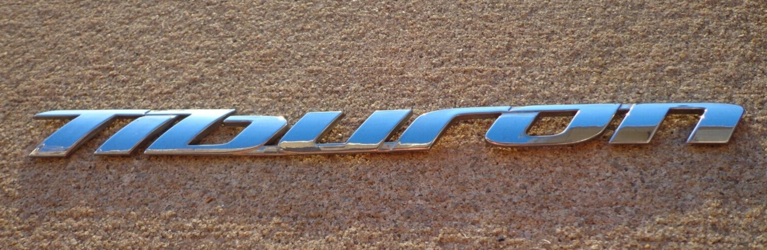 Hyundai Tiburon hatch emblem badge decal logo rear script OEM Genuine ...
