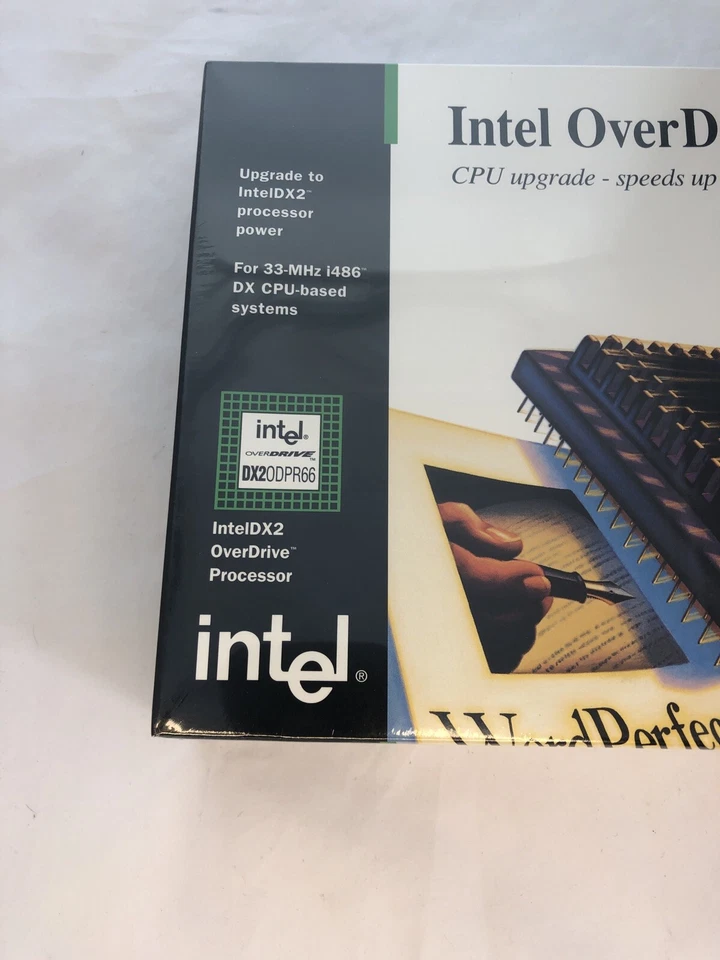 NEW 486 DX66 Retail BOX INTEL PROCESSOR DX2ODPR66 486 DX2 66Mhz OverDrive CPU - Image 3 of 4