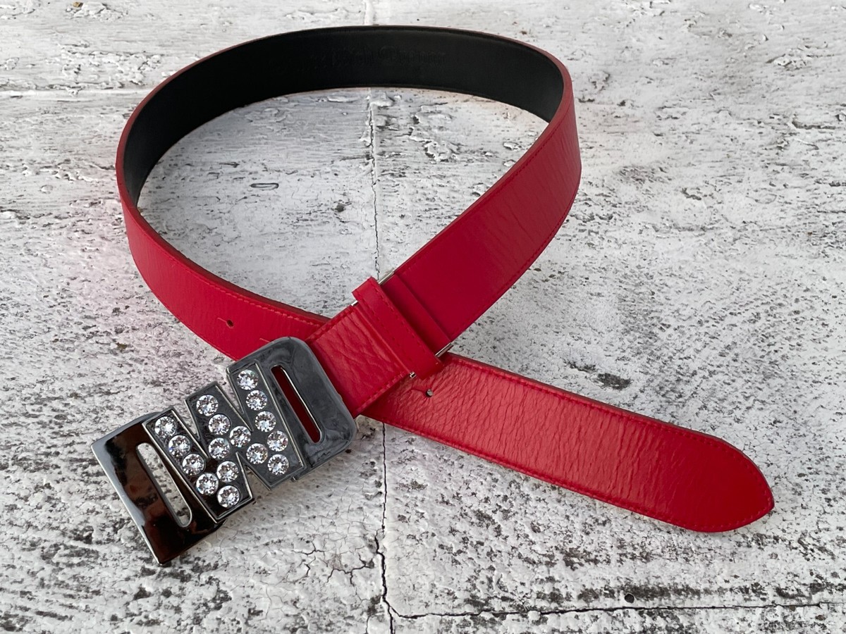 【新品】Dance with Dragonベルト✳︎レディース Dance With Dragon Women Belt Red Leather DWD Golf Japan