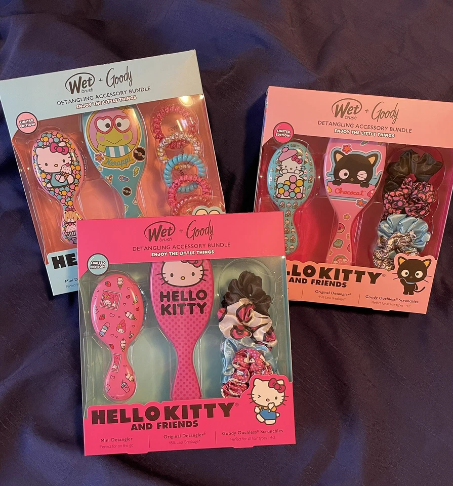 Hello Kitty 湿刷和礼品套装 全新带盒 — 第 4/4 张图片