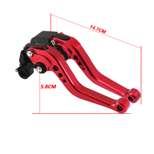 Short Brake Clutch Handle Levers For YAMAHA YZF R1 YZF-R1M/YZFR1S 2015-2023 - Foto 11 di 22
