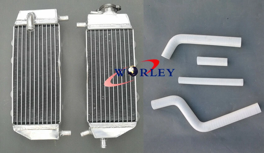 Алюминиевый радиатор и шланг для Yamaha YZ125 YZ 125 2005-2014 06 07 08 09 11 СИНИЙ - Изображение 3 из 4