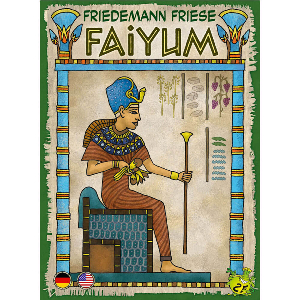 Rio Grande Games Faiyum Strategy Board Game for 1 to 5 Players Ages 14+ and Up