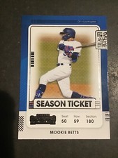 2021 Contenders Baseball Mookie Betts Base Card Los Angeles Dodgers 