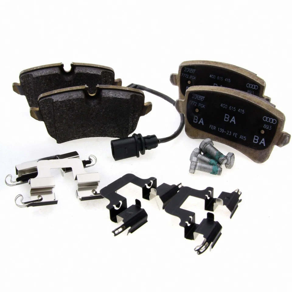 TRW Audi Bremsbeläge Bremsklötzer 4G698451 Satz hinen Bremsbelegsatz Original - Bild 1 von 1