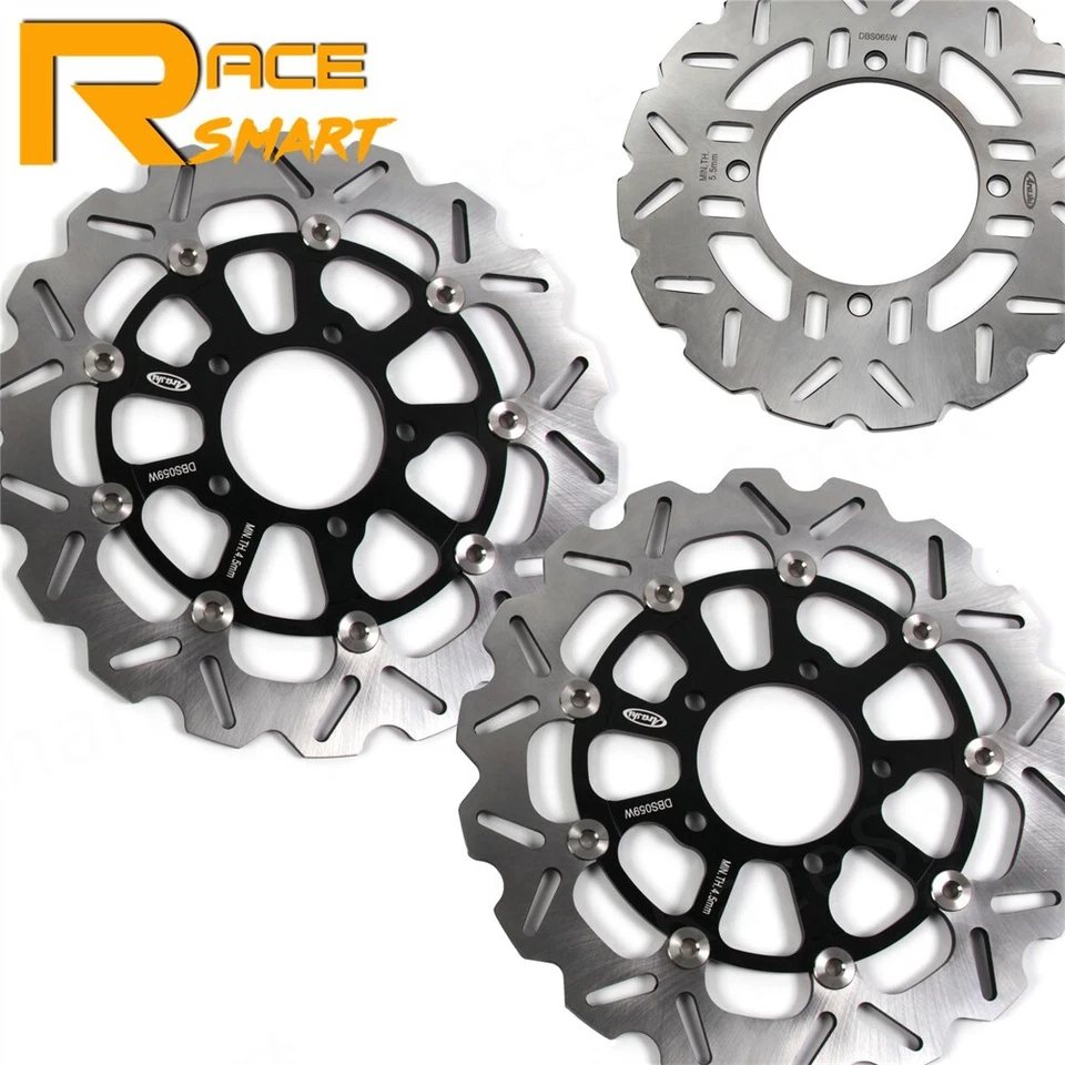 Front Rear Brake Rotors Discs For Kawasaki Z1000 2014-2021 Versys 1000 2015-2023 - Image 4 of 4