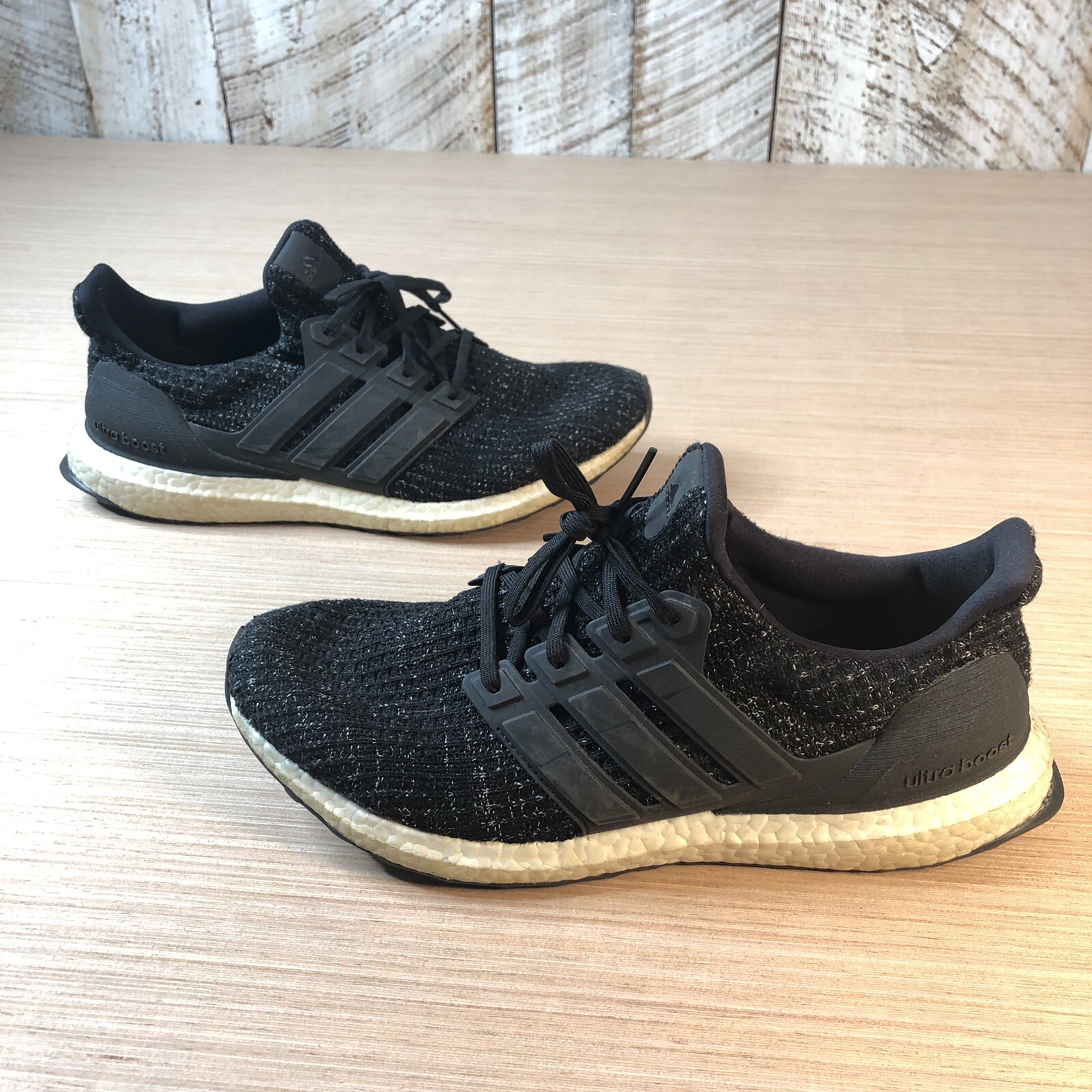 Size 10 5 Adidas Ultraboost 4 0 Black White Speckle 19 For Sale Online Ebay
