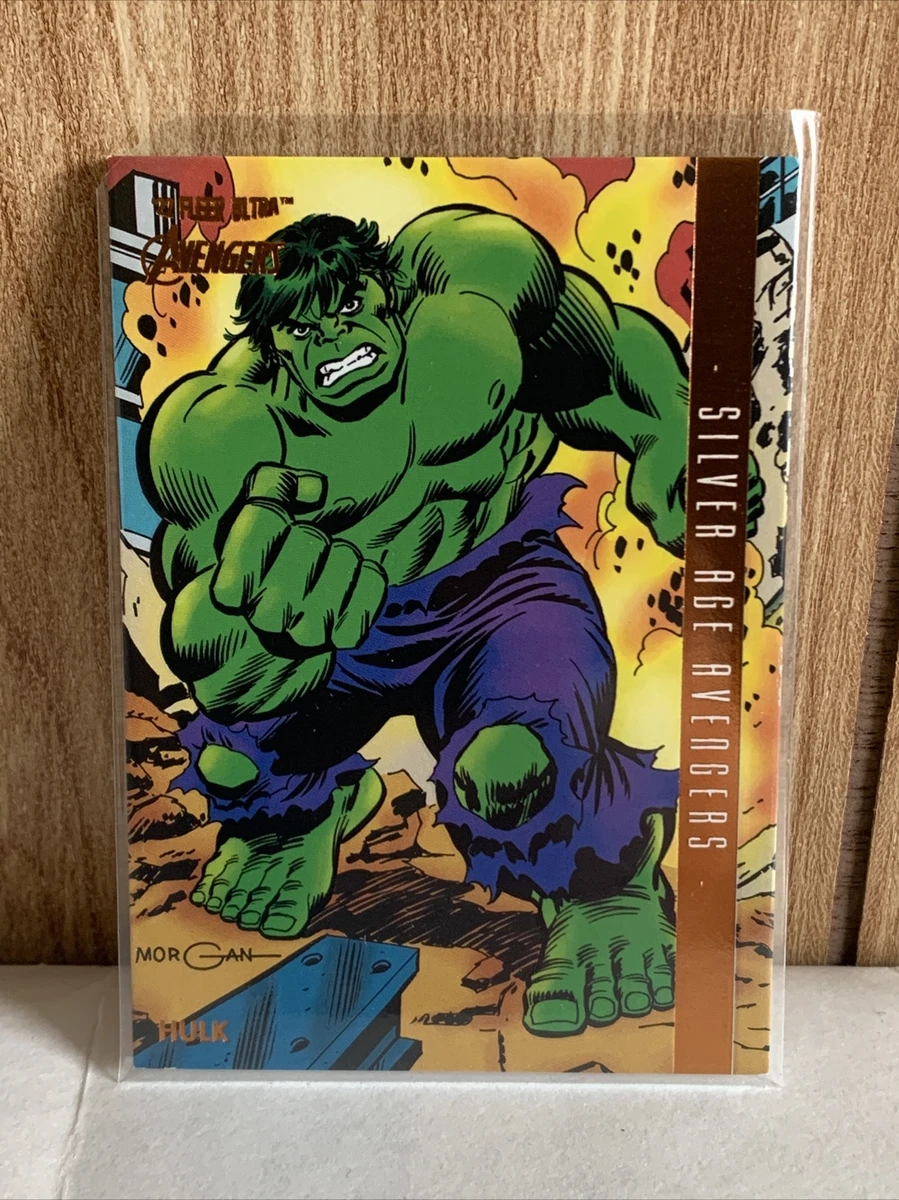 2022 Marvel Avengers Fleer Ultra HULK Silver Age Orange Foil /549 | eBay
