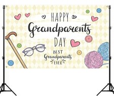 Happy Grandparents Day Photo Booth Backdrop School Event Retirement Love Gran...