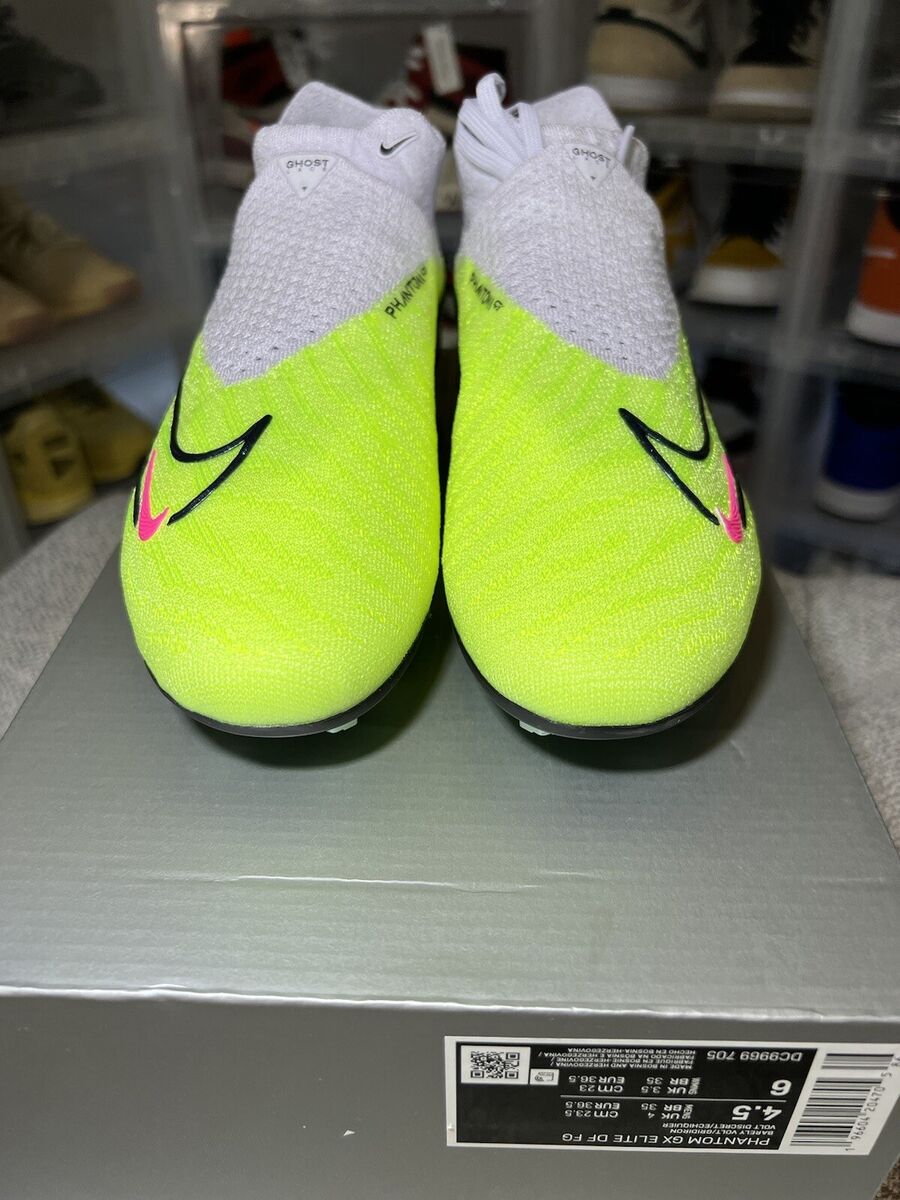 Size 4.5 - Nike Phantom GX Elite DF FG BARELY VOLT/GRIDIRON Size 4.5 - Nike Phantom GX Elite DF FG BARELY VOLT/GRIDIRON