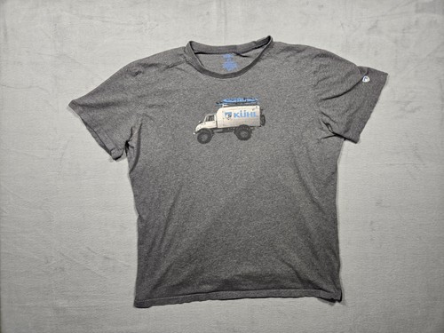 Kuhl Graphic T-Shirt - Herren 2XL - grau Bio Baumwolle Stealth Mog T-Shirt